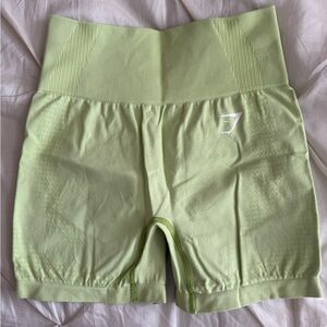 Gymshark Light Green Women's Bike Shorts